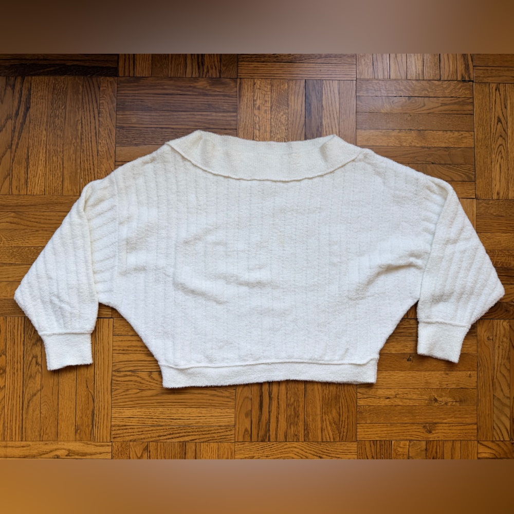 Free People Cozy Cream Women's Sweater